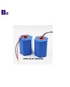 China Best Lithium Battery Manufacturer OEM BZ 18650 6S 2200mAh 22.2V Special Li-Ion Battery