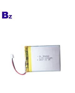 China Lithium Battery Supplier Customized Battery for Wireless WiFi Doorbell Camera BZ 354860 1100mAh 3.7V Rechargeable LiPo Battery