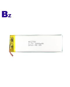 Best Li-ion Polymer Battery Factory Customize Battery for Facial Cleanser Cosmetic Instrument BZ 402780 1000mAh 3.7V Lipo Battery with KC Certificate