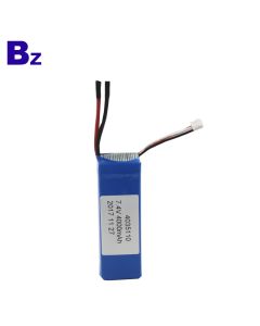 OEM Lithium Battery for Air Quality Monitor Equipment BZ 4035110 2S2P 4000mAh 7.4V 5C Rechargeable LiPo Battery Pack