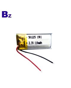 ShenZhen Lithium Cells Factory Customized Battery for Electrically Heated Gloves BZ 501225 110mAh 3.7V Lipo Battery
