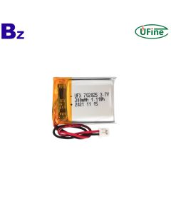 702025 3.7V 300mAh Rechargeable Lipo Battery
