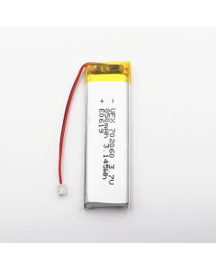 China Lithium Cells Manufacturer Customized Li-polymer Battery For Fluorescent Lights UFX 702060 3.7V 850mAh Lipo Battery 