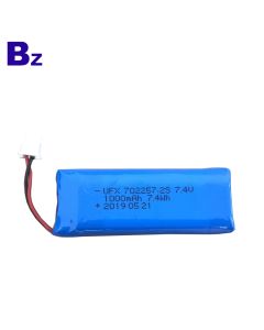 High Safety 1000mAh Li-Polymer Battery