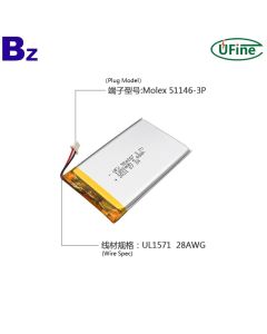 1800mAh Lithium Polymer Batteries for GPS Tracker