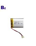 China Factory Long Life Rechargeable Lithium Battery for Wireless PC Keyboard BZ 653040 800mAh 3.7V Lipo Battery with KC Certification 