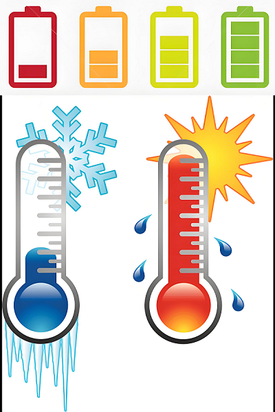 low or high temperature batteries