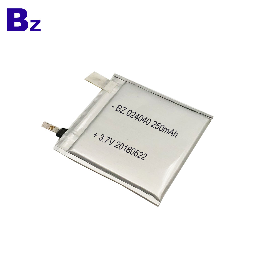 024040 250mAh 3.7V Lipo Battery Cell