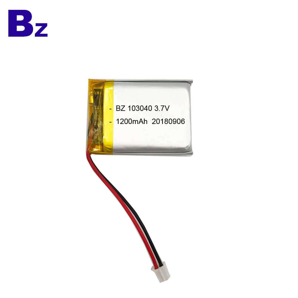 103040 1200mAh 3.7V KC Certification Li-polymer Battery