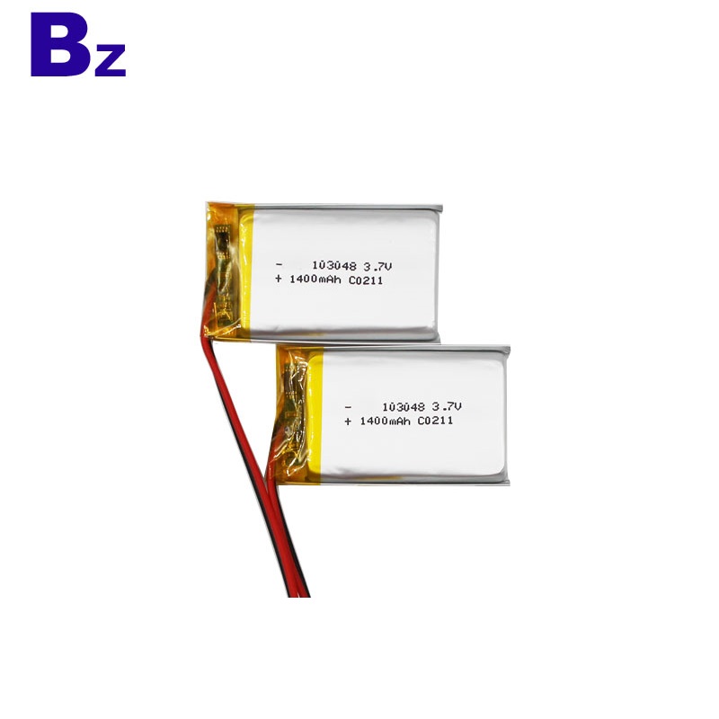 103048 3.7V 1400mAh Li-ion Polymer Battery