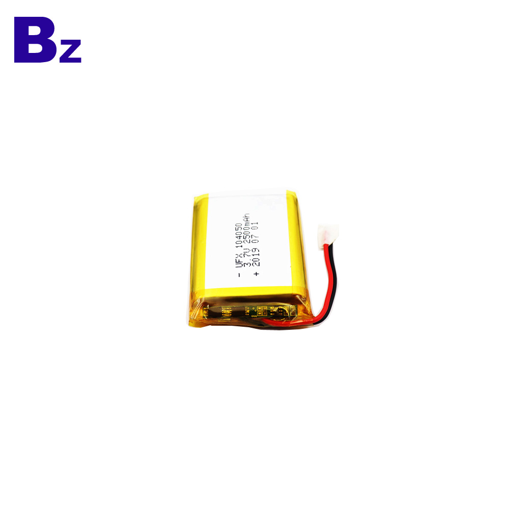 104050 2500mAh 3.7V Li Polymer Battery