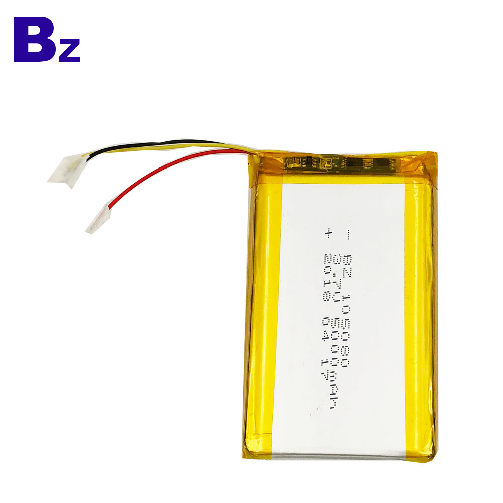 China Lithium Battery Manufacturer BZ 105080 5000mah 3.7V Rechargeable Li-polymer Battery