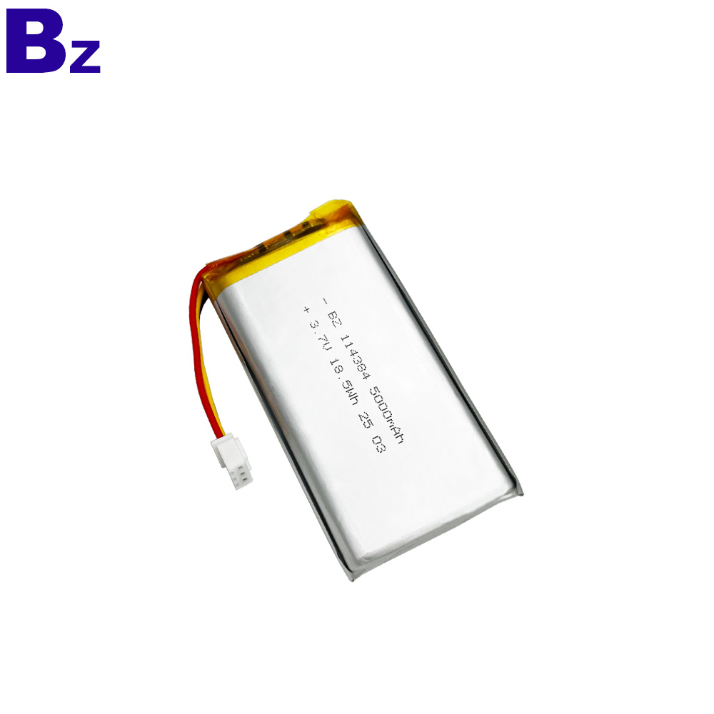 5000mAh 3.7V Rechargeable LiPo Battery
