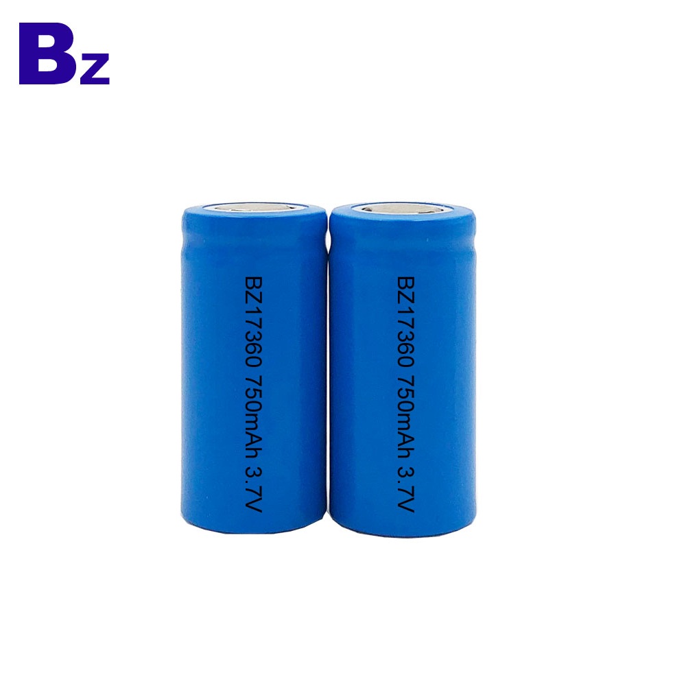 17360 750mAh 3.7V Li-ion Battery