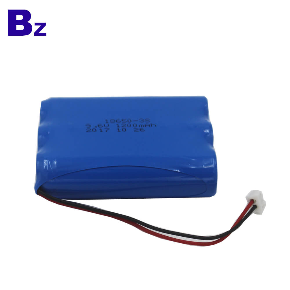 18650 3S 1200mAh 9.6V LiFePO4 Battery Pack