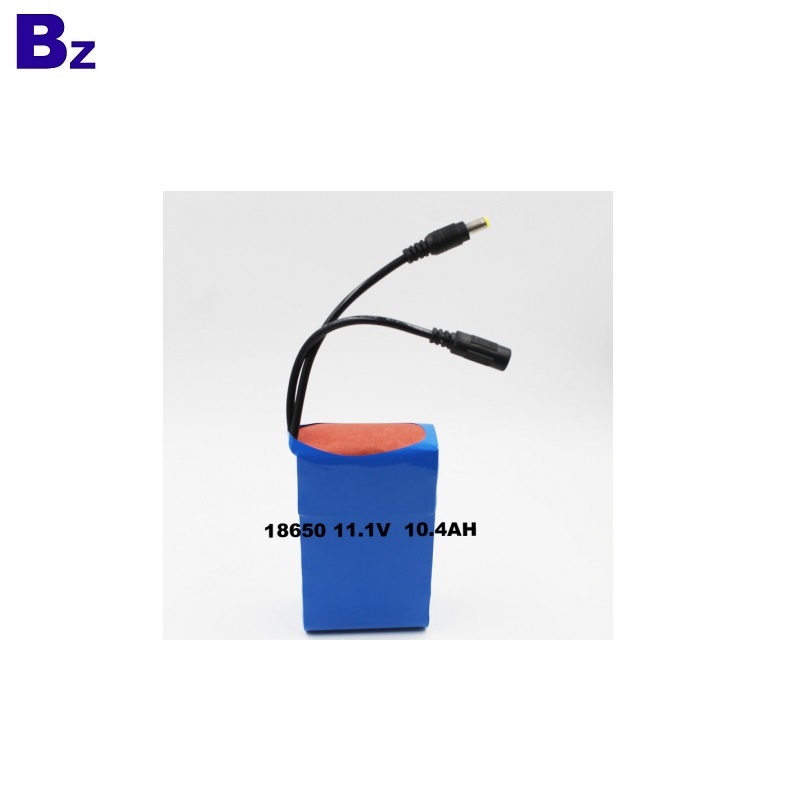 Cylindrical Battery 18650 3S4P 10.4Ah 11.1V