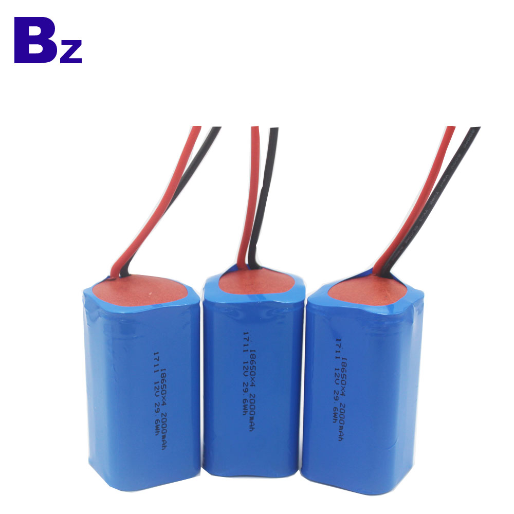 18650 4S 2000mAh 14.8V Li-ion Battery