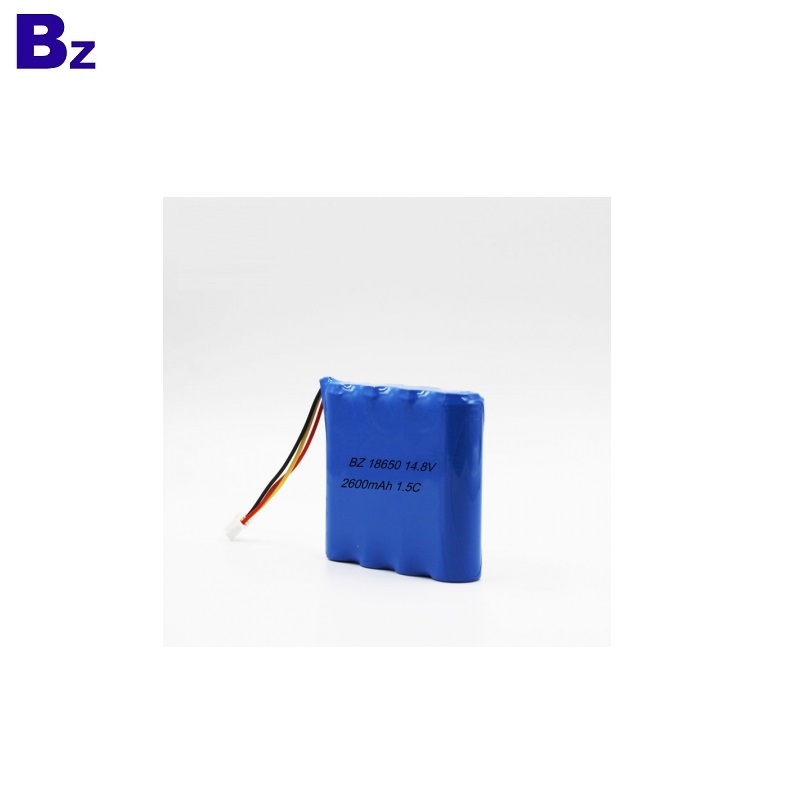 18650 2600mAh 14.8V 1.5C Cylindrical Li-Ion Battery