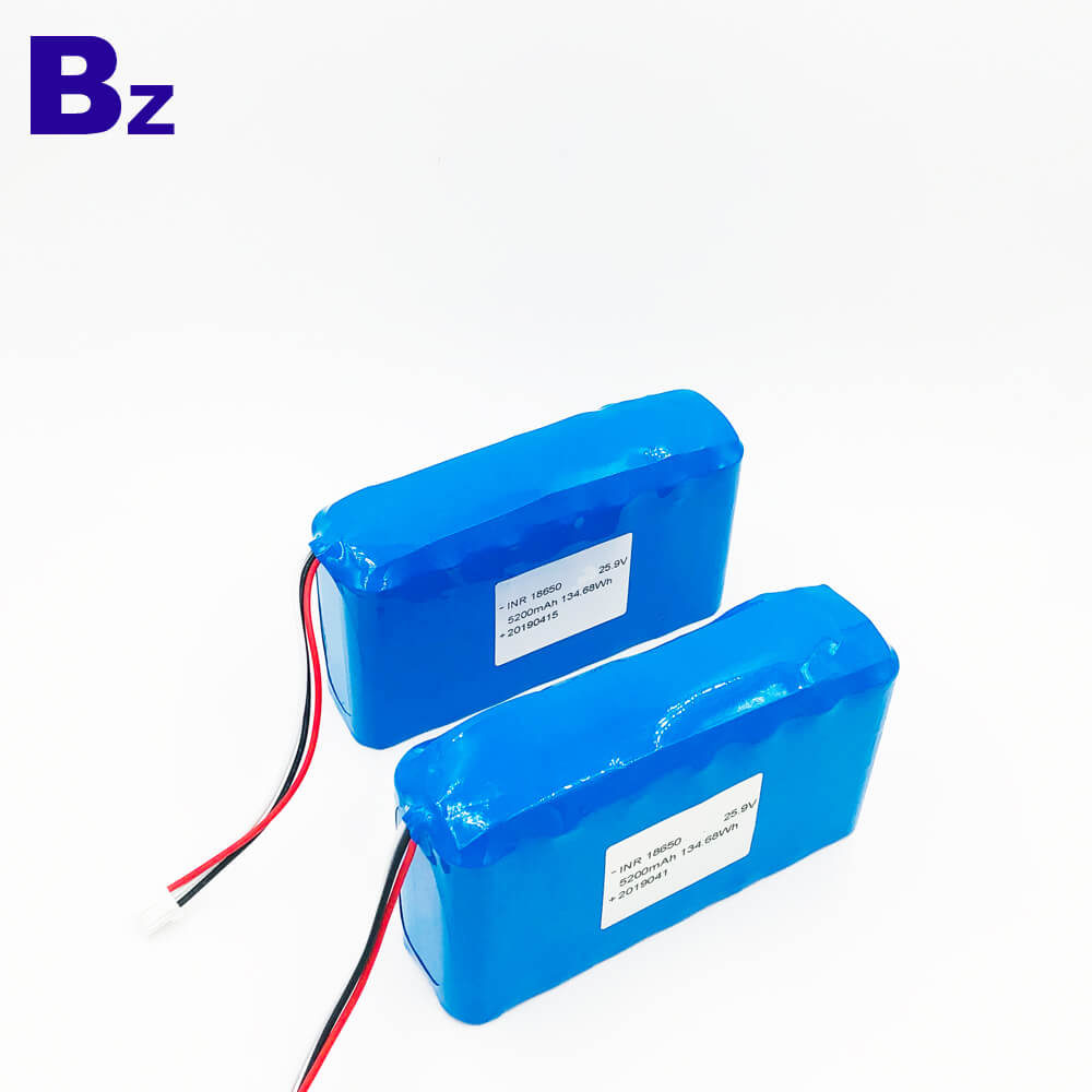 25.9V 5200mAh Li-ion Battery Packs