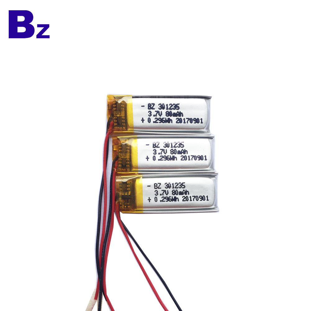 3.7V 80mAh LiPo Battery