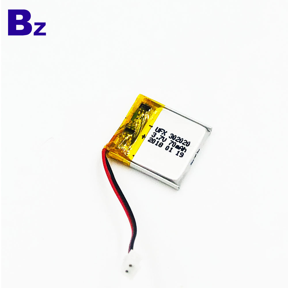 70mAh Lipo Battery With Wire And Plug
