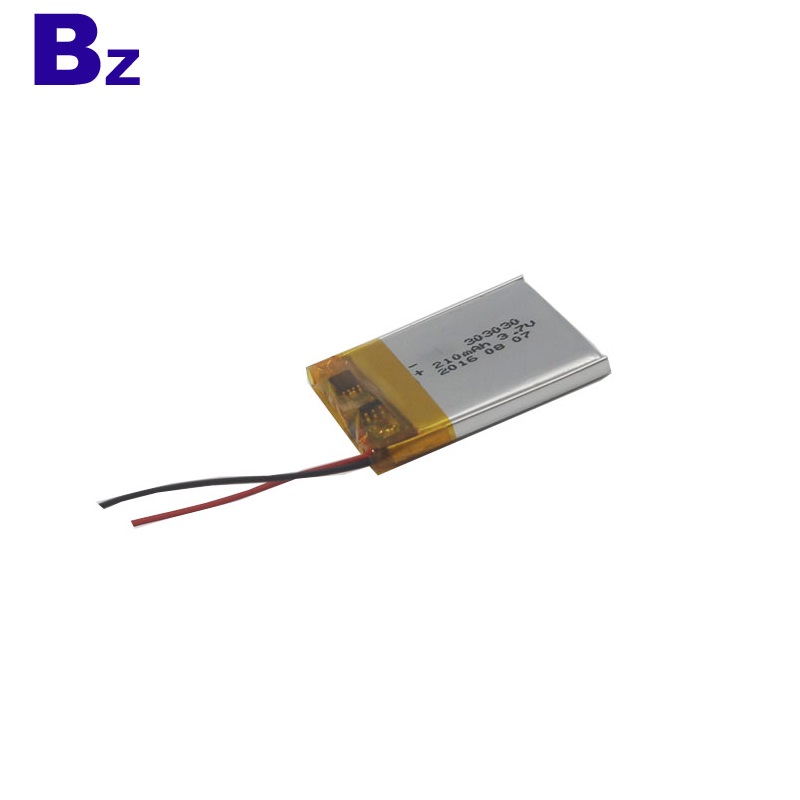 Customize 3.7V 210mAh Lipo Battery