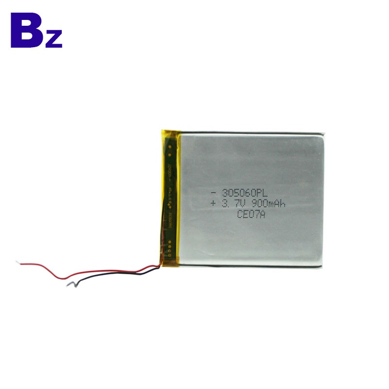 305060 900mAh 3.7V Polymer Li-Ion Battery