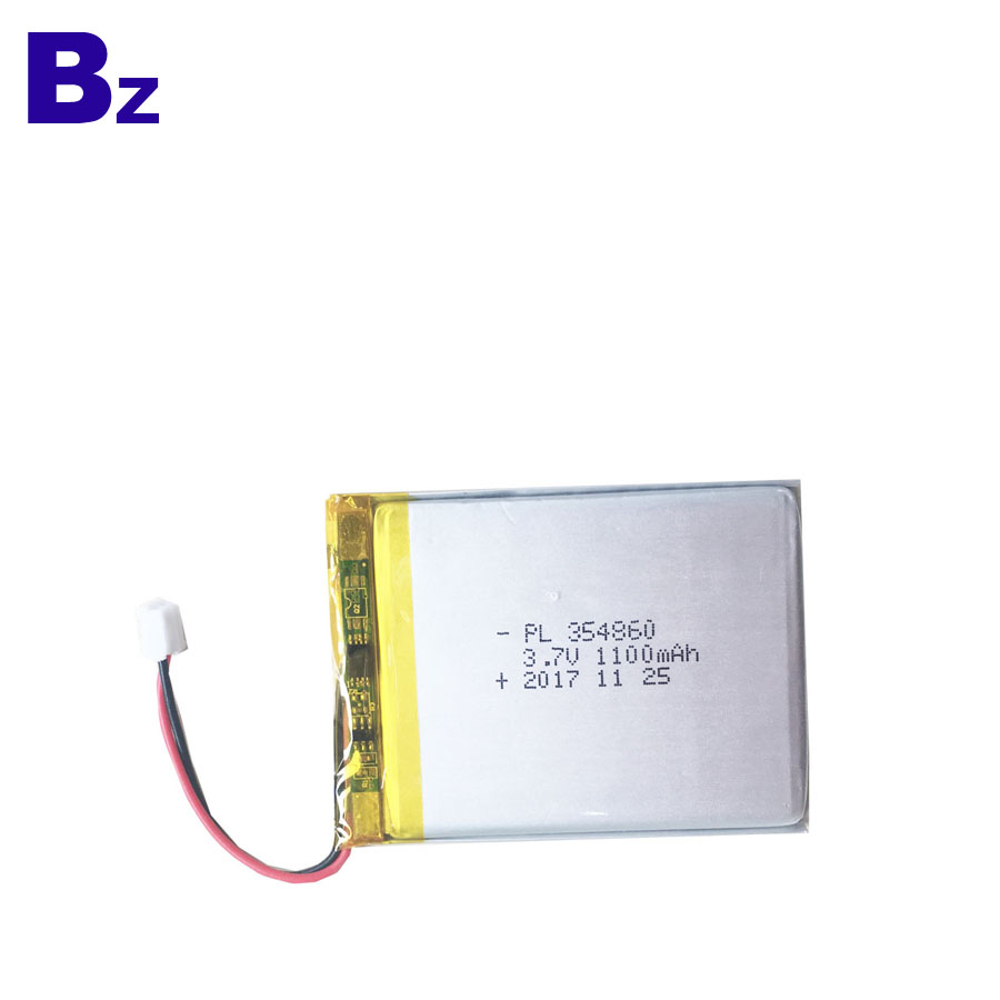 354860 1100mAh 3.7V LiPo Battery