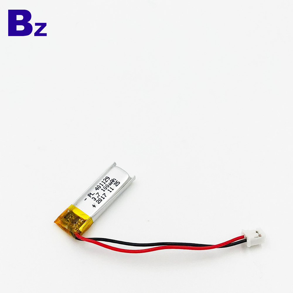 401129 100mAh 3.7V Li-Polymer Battery