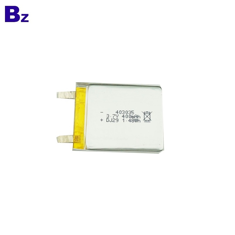 403035 400mAh 3.7V Li-ion Battery Cell