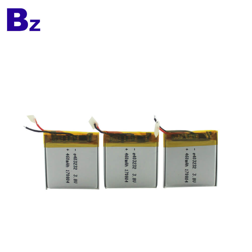 403232 460mAh 3.8V Li-Polymer Battery
