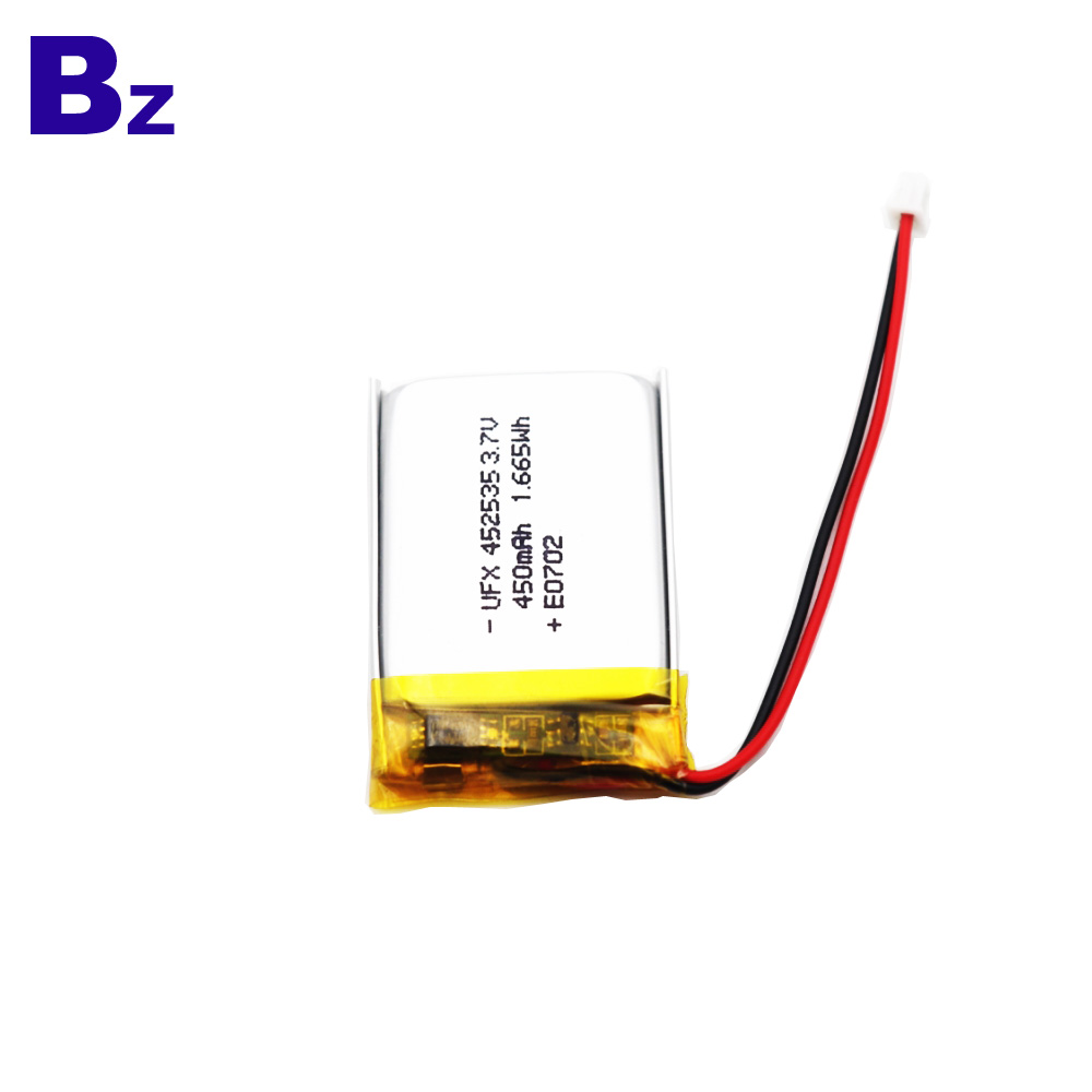 452535 450mAh 3.7V Li Polymer Battery