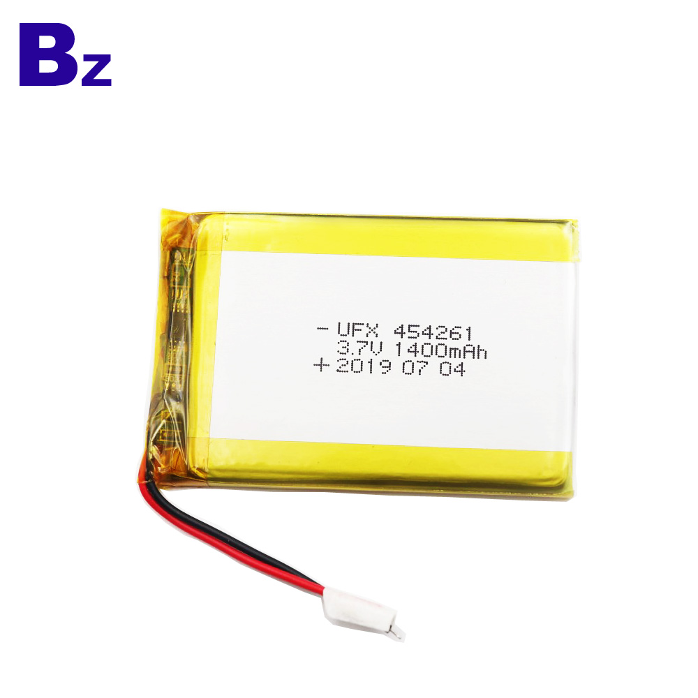 454261 1400mAh 3.7V Li Polymer Battery