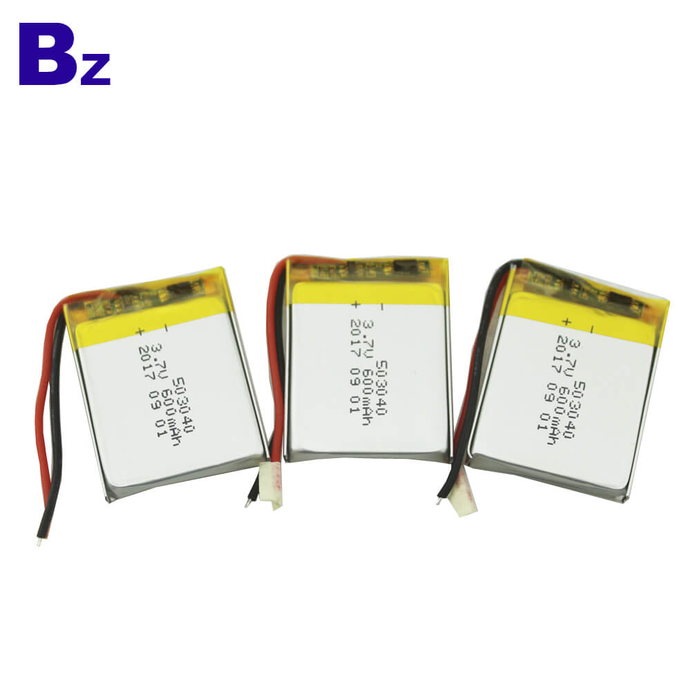 BZ 503040 600mAh 3.7V Li-Polymer Battery