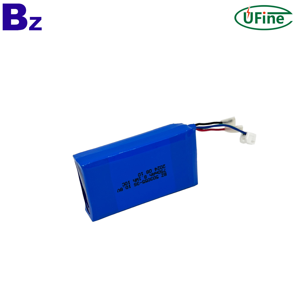 10.8V 750mAh 10C Lipo Battery Pack