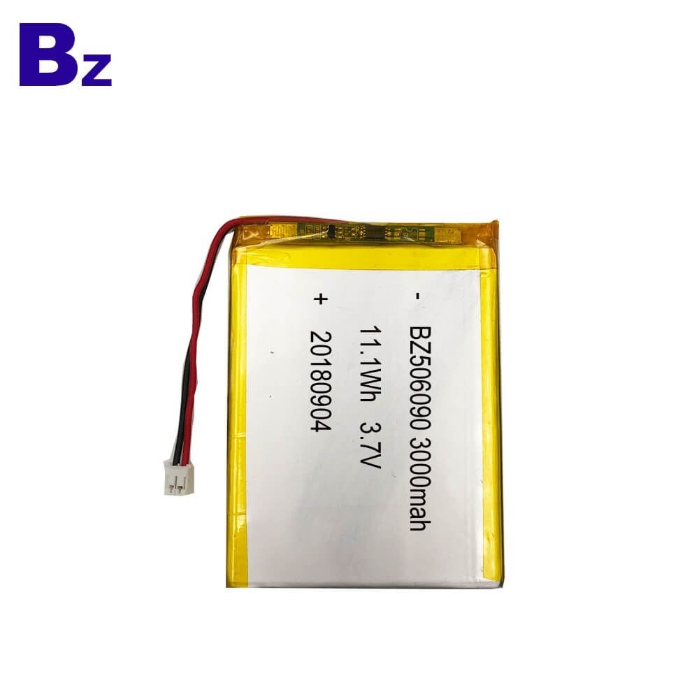 BZ 506090 3000mAh 3.7V Lithium Ion Battery