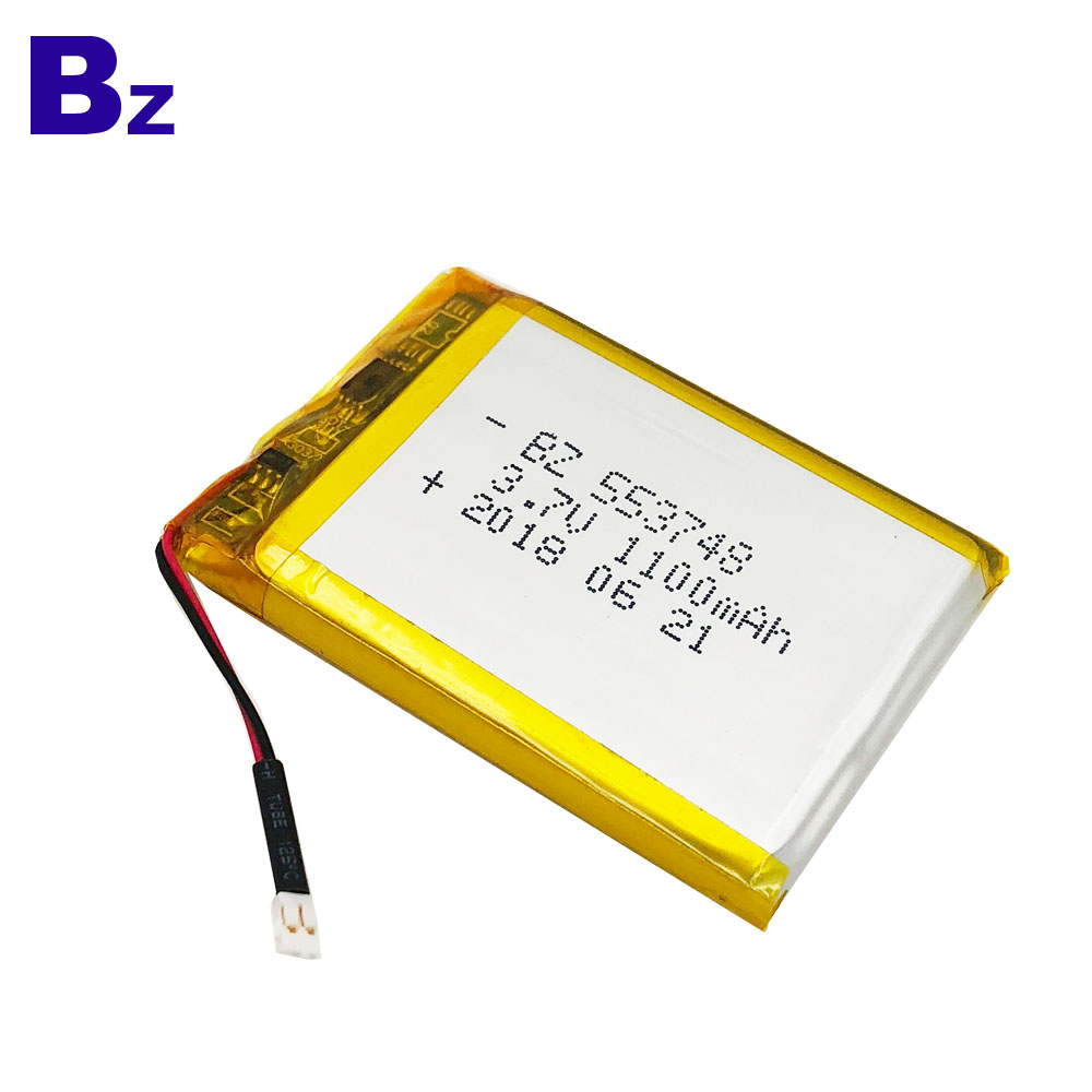 553748 1100mAh 3.7V Lipo Battery