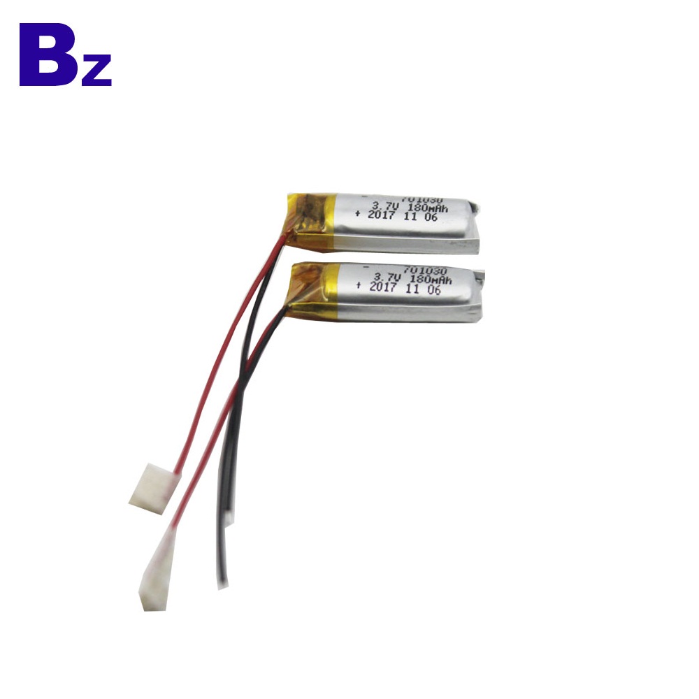 701030 180mAh 3.7V Li-ion Battery