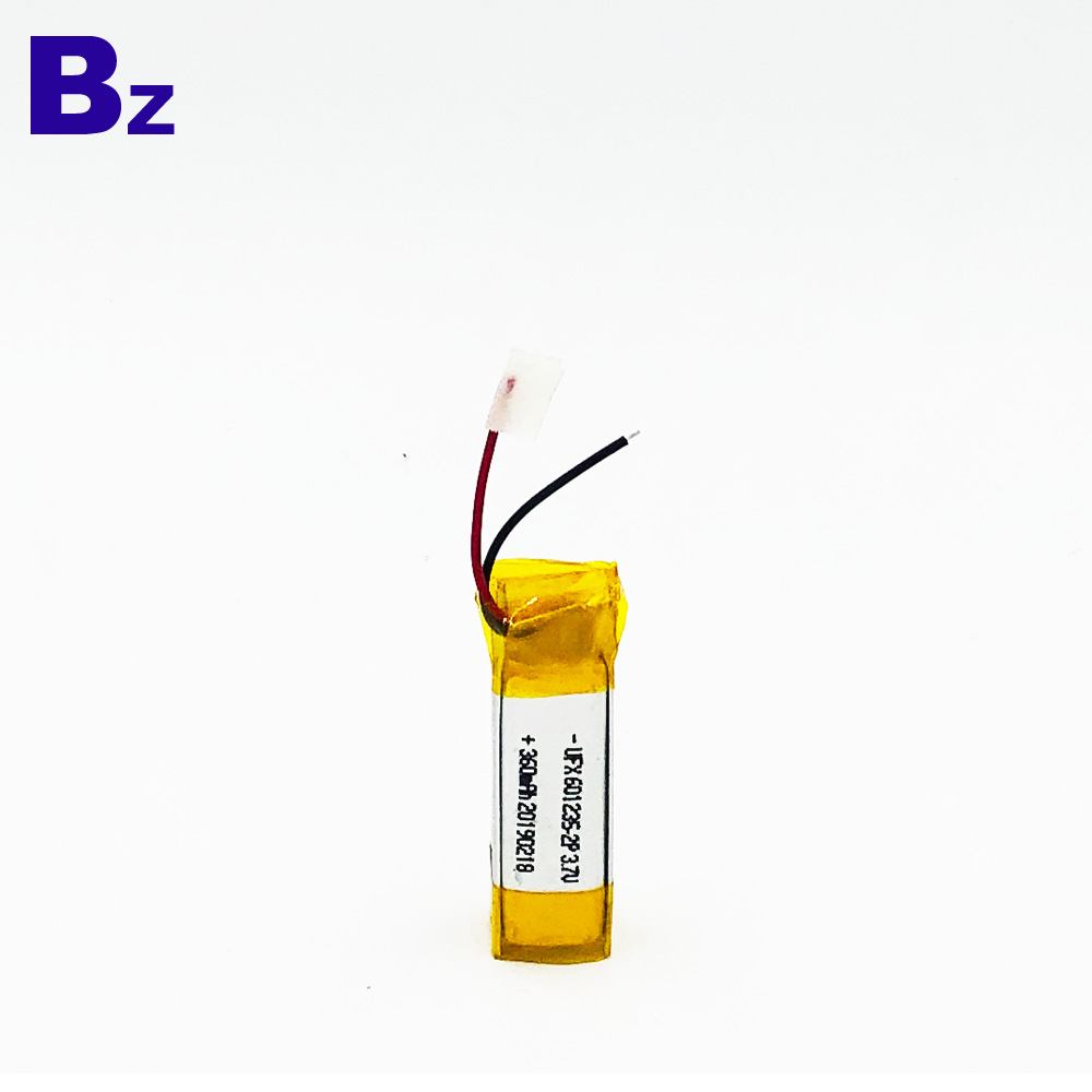 360mAh Li-ion Battery With Wire 