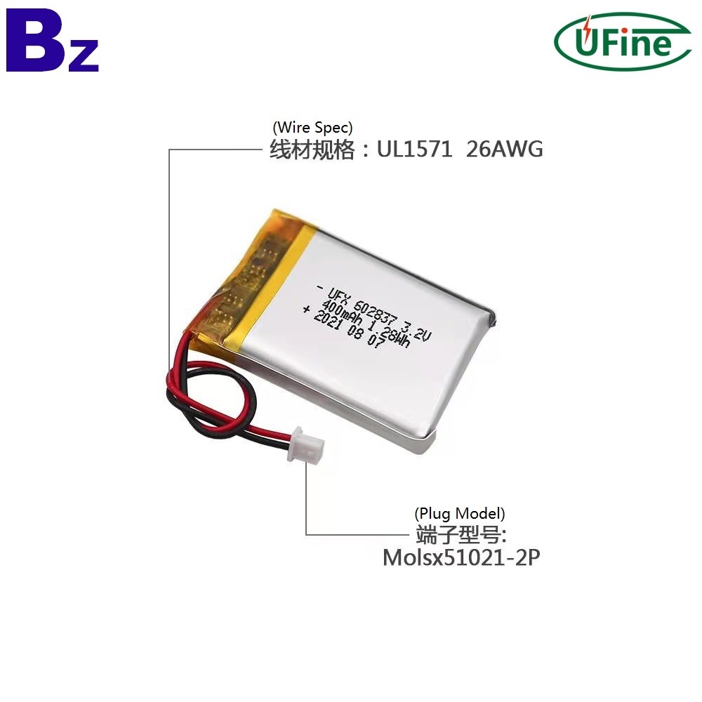 UFX_602837_400mAh_3.2V_lithium_iron_phosphate_Battery_2_