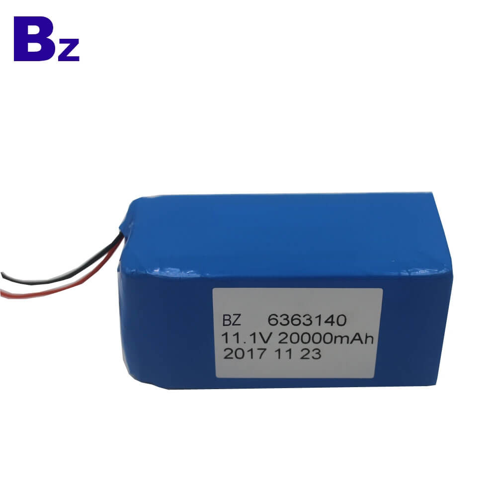 6363140 3S 20000mAh 11.1V Lipo Battery