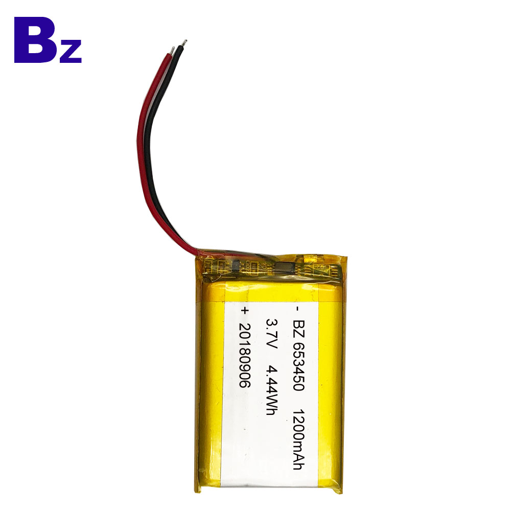 BZ 653450 1200mAh 3.7V Li-polymer Battery