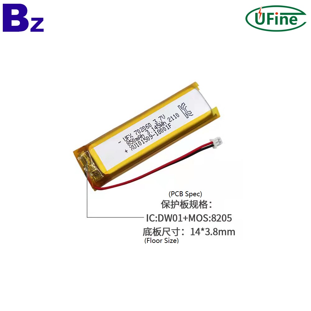 702060_3.7V_850mAh_-40_Dischargeable_Lipo_Battery-3