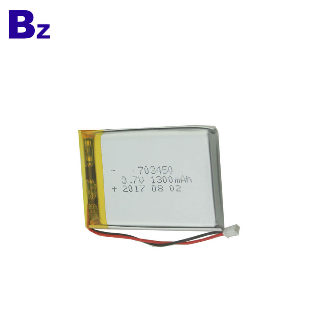 BZ 703450 1300mAh 3.7V LiPo Battery