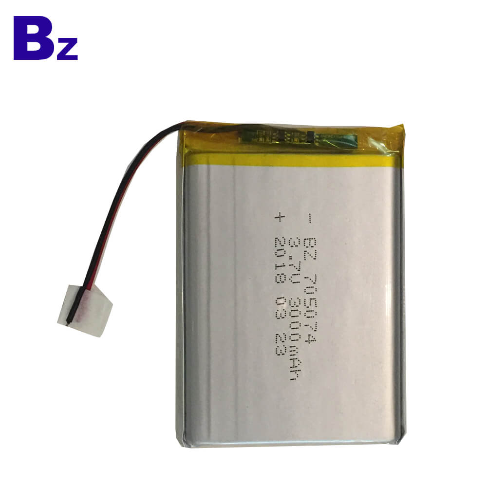 BZ 705074 3000mAh 3.7V Lipo Battery