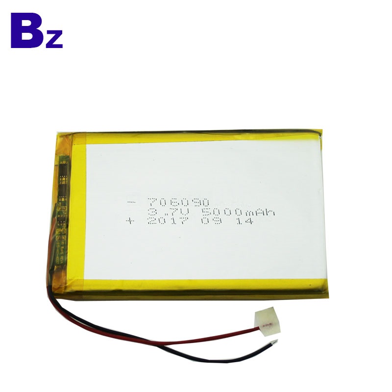 706090 5000mAh 3.7V Li-Polymer Battery