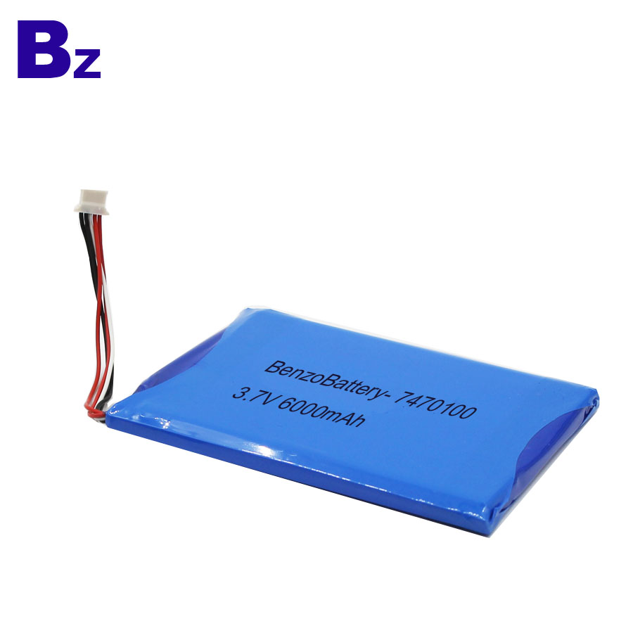 6000mAh 3.7V Lipo Battery