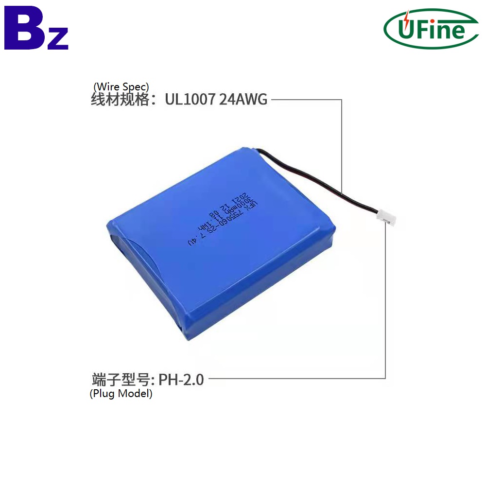 755060-2S_7.4V_3000mAh_Lithium-polymer_Battery-2