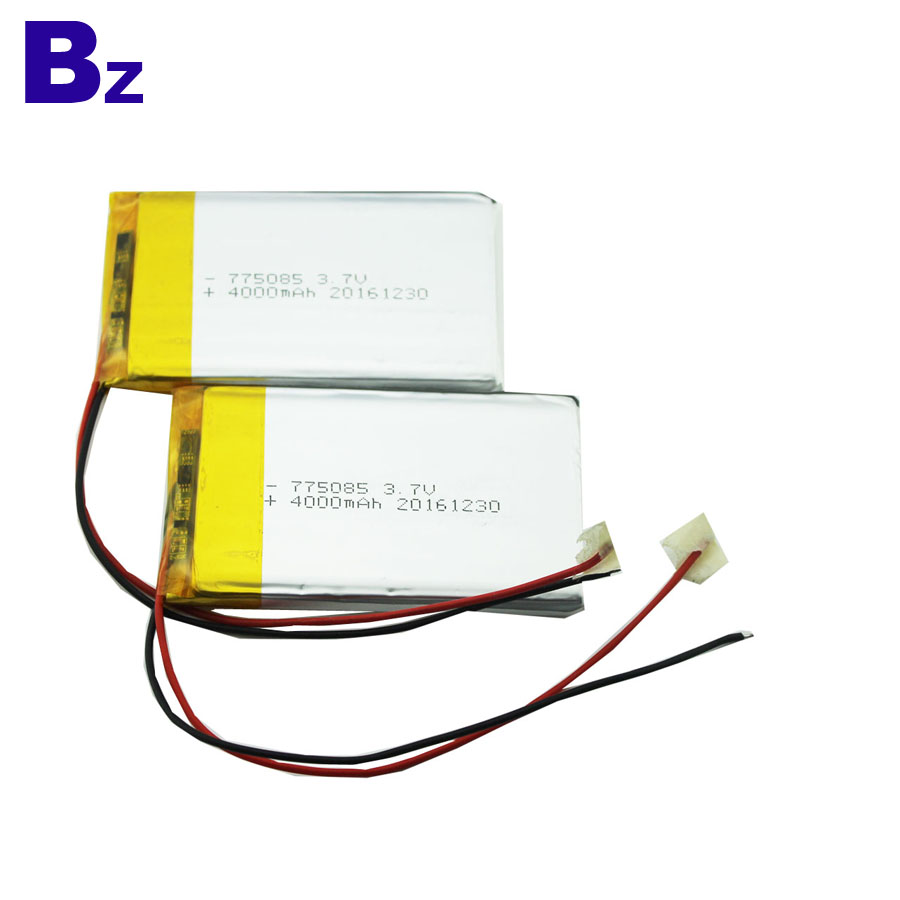 Customized Rechargeable Lipo Battery 4000mAh 3.7V