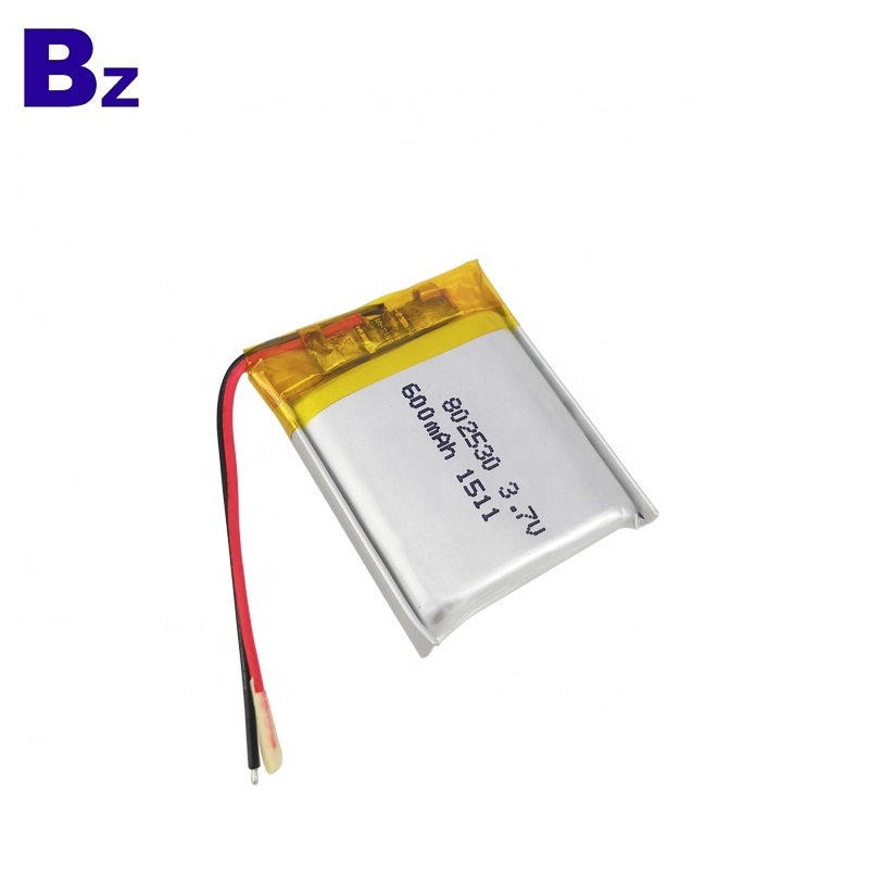 802530 600mAh 3.7V Lipo Battery